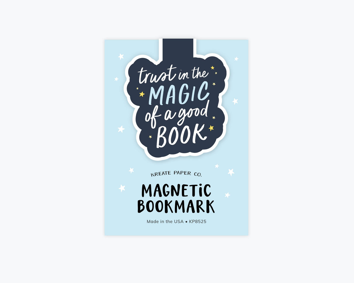 Magnetic Bookmark, Bookshop Gifts - Magic of a Good Book: Clear Cello Sleeve