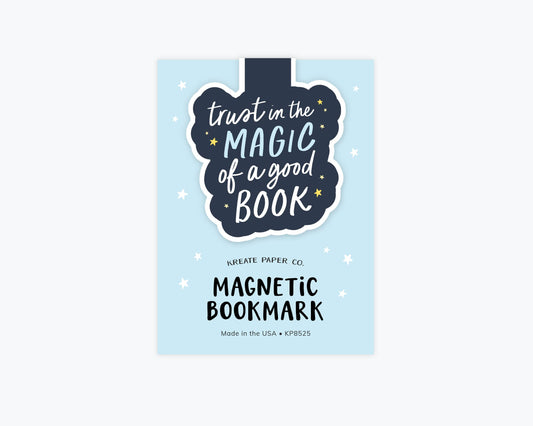 Magnetic Bookmark, Bookshop Gifts - Magic of a Good Book: Clear Cello Sleeve