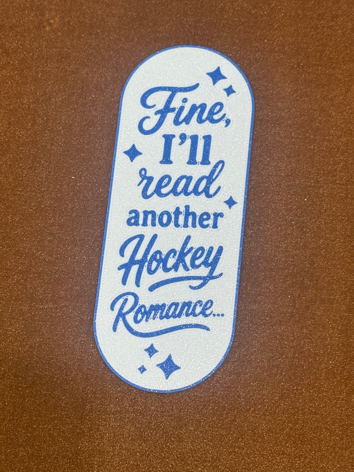 Plot Twist Prints: Fine I'll read another hockey romance BM