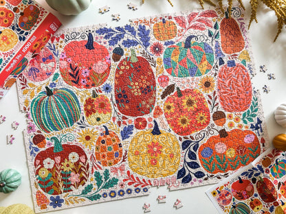 Patchwork Pumpkins 1000 Pc Puzzle