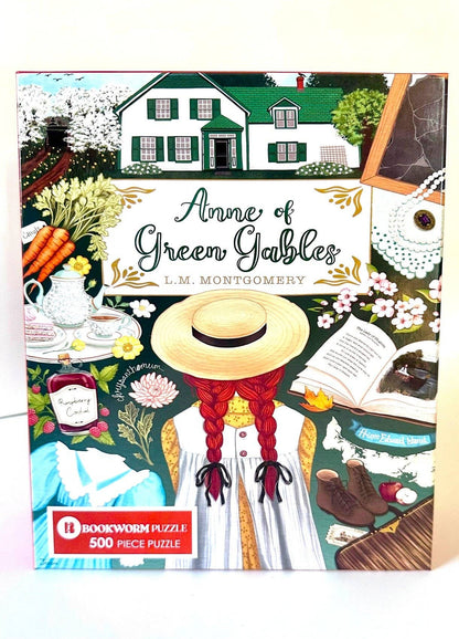 NEW! ANNE OF GREEN GABLES - 500 PIECE PUZZLE BOOK SET