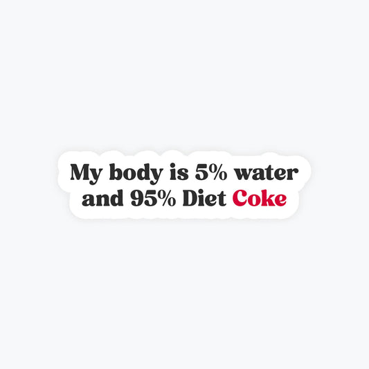 Diet Coke Sticker, Funny Stickers