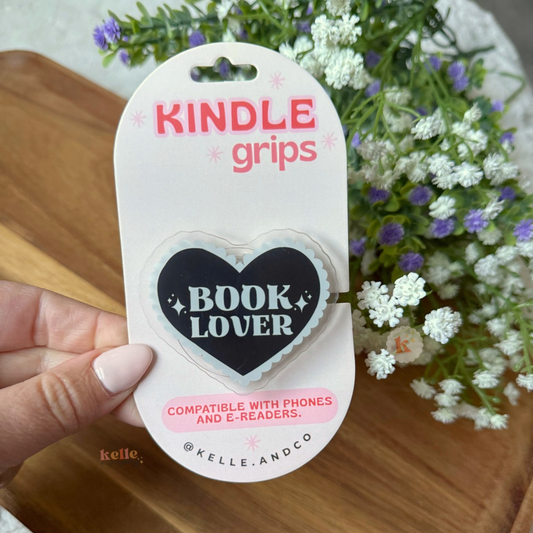 Book lover Kindle accessories | kindle grip | kindle case: Regular Grip
