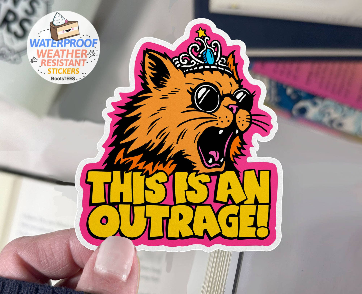 Dungeon Crawler Carl Stickers 3" Princess Donut Quote Decals: The Royal Court Stickers