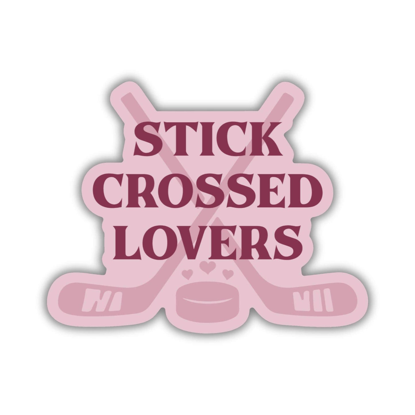 Stick Crossed Lovers Sticker