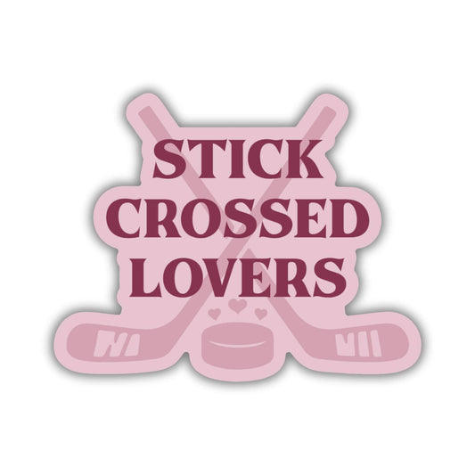 Stick Crossed Lovers Sticker