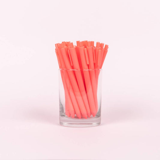 Bulk Jotters - with Cup: Neon Coral