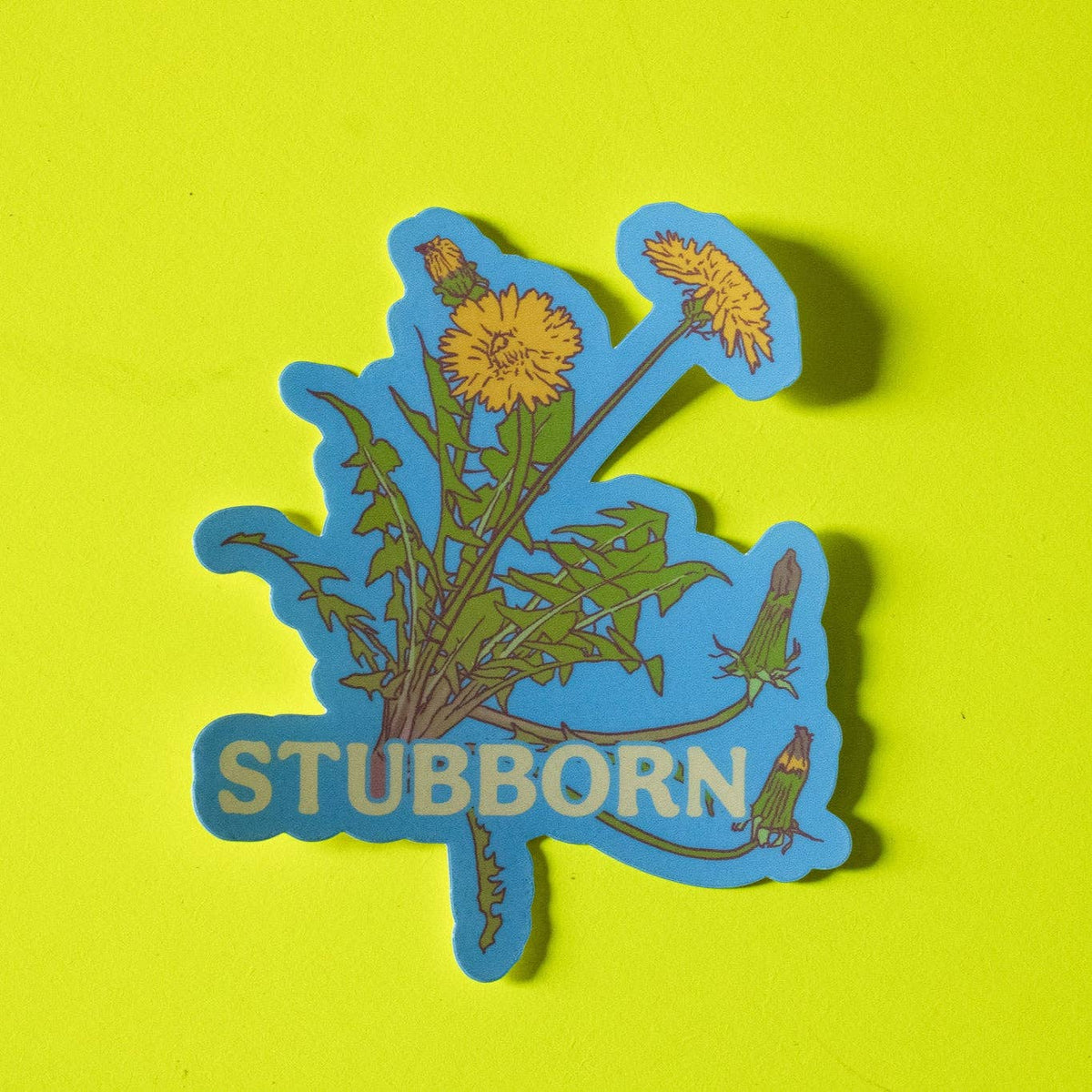 Stubborn Dandelions Vinyl Sticker