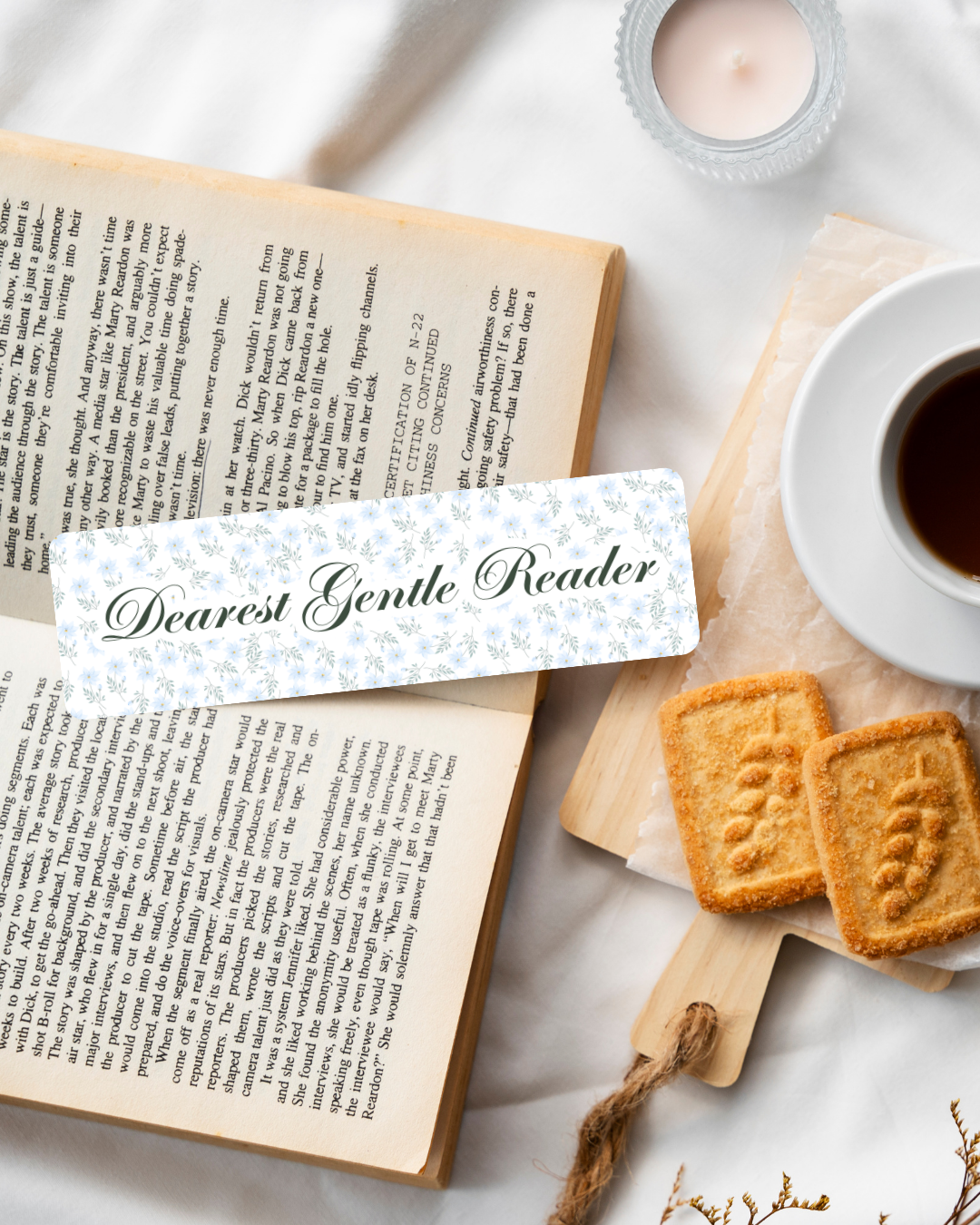 Dearest Gentle Reader Bridgerton Bookmark