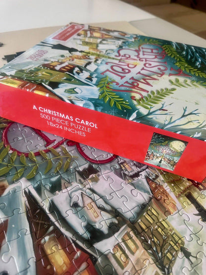 NEW! A CHRISTMAS CAROL -500 PIECE JIGSAW PUZZLE