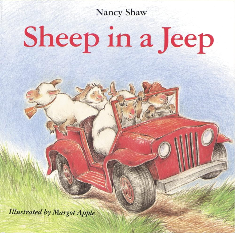 Sheep in a Jeep: A Silly Animal Adventure About Mischievous Sheep and a Runaway Jeep Ride cover image
