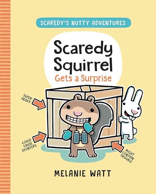 Scaredy Squirrel Gets a Surprise: (A Graphic Novel) (Scaredy's Nutty Adventures) cover image