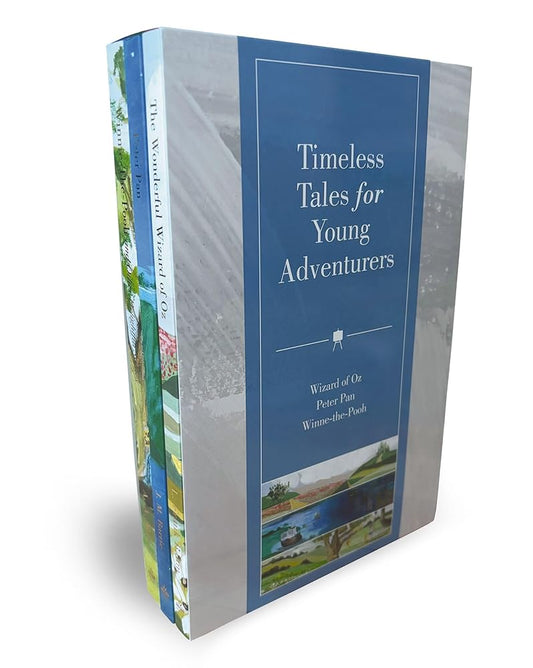 Timeless Classics: Harper Muse Painted Kids Set: Winnie-the-Pooh and Other Delightful Stories, Peter Pan, and The Wonderful Wizard of Oz (Harper Muse Classics: Painted Editions) cover image