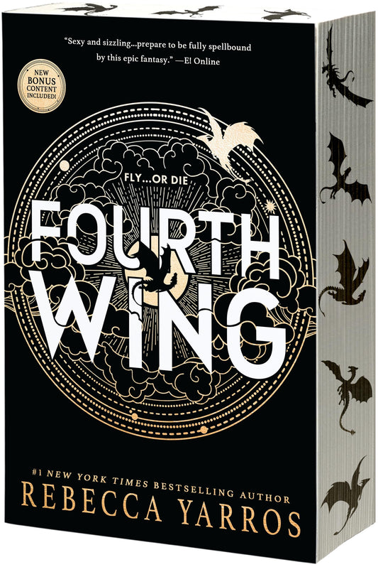 Fourth Wing- Paperback with sprayed edges