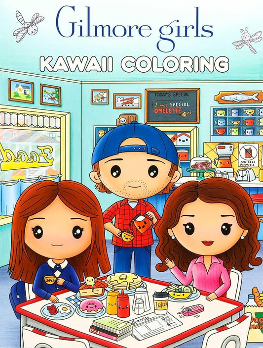 Gilmore Girls Kawaii Coloring cover image