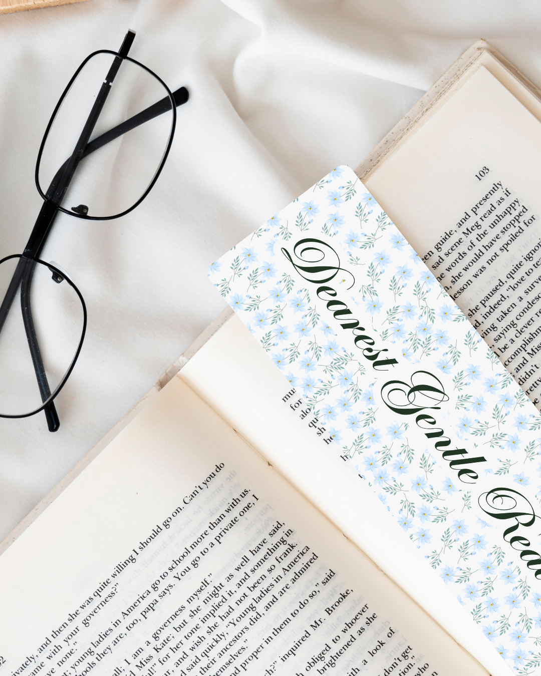 Dearest Gentle Reader Bridgerton Bookmark