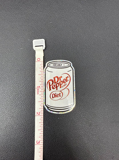 Mini Diet Dr Pepper Glitter Sticker for Water Bott
