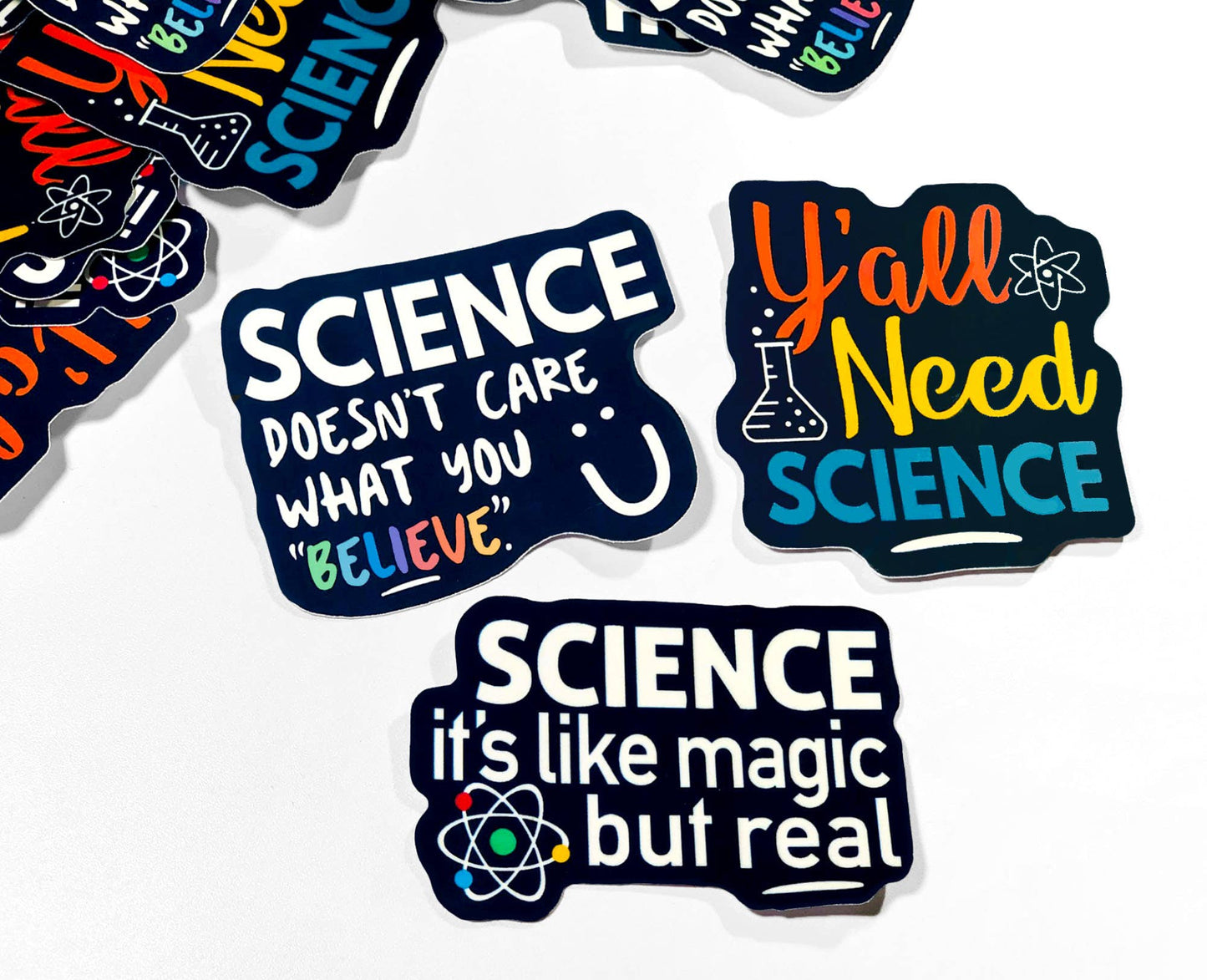 Science Sticker, Waterproof It's Like Magic But Real Decal