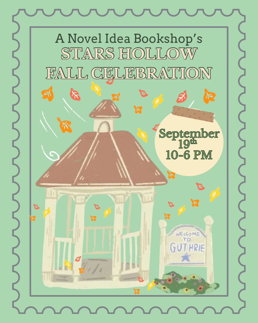 Stars Hollow event at A Novel Idea Bookshop