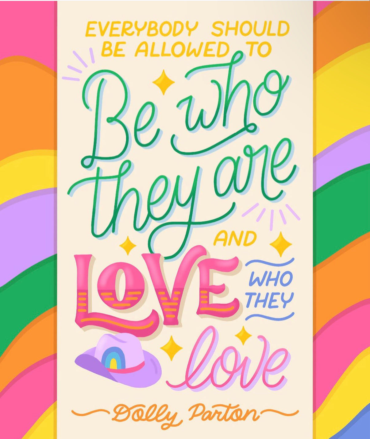 Be Who they are card
