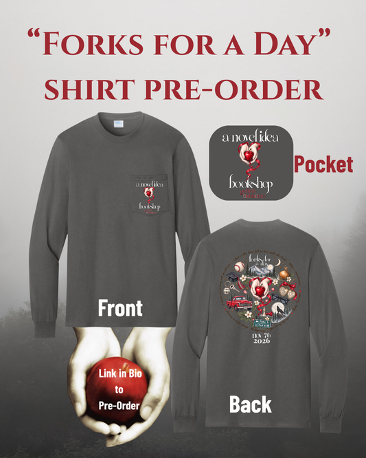 “Forks For A Day” Long Sleeve Pocket Tee | Limited Edition Pre-Order