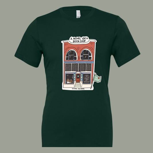 ANI Shop: Green Shopfront T-shirt