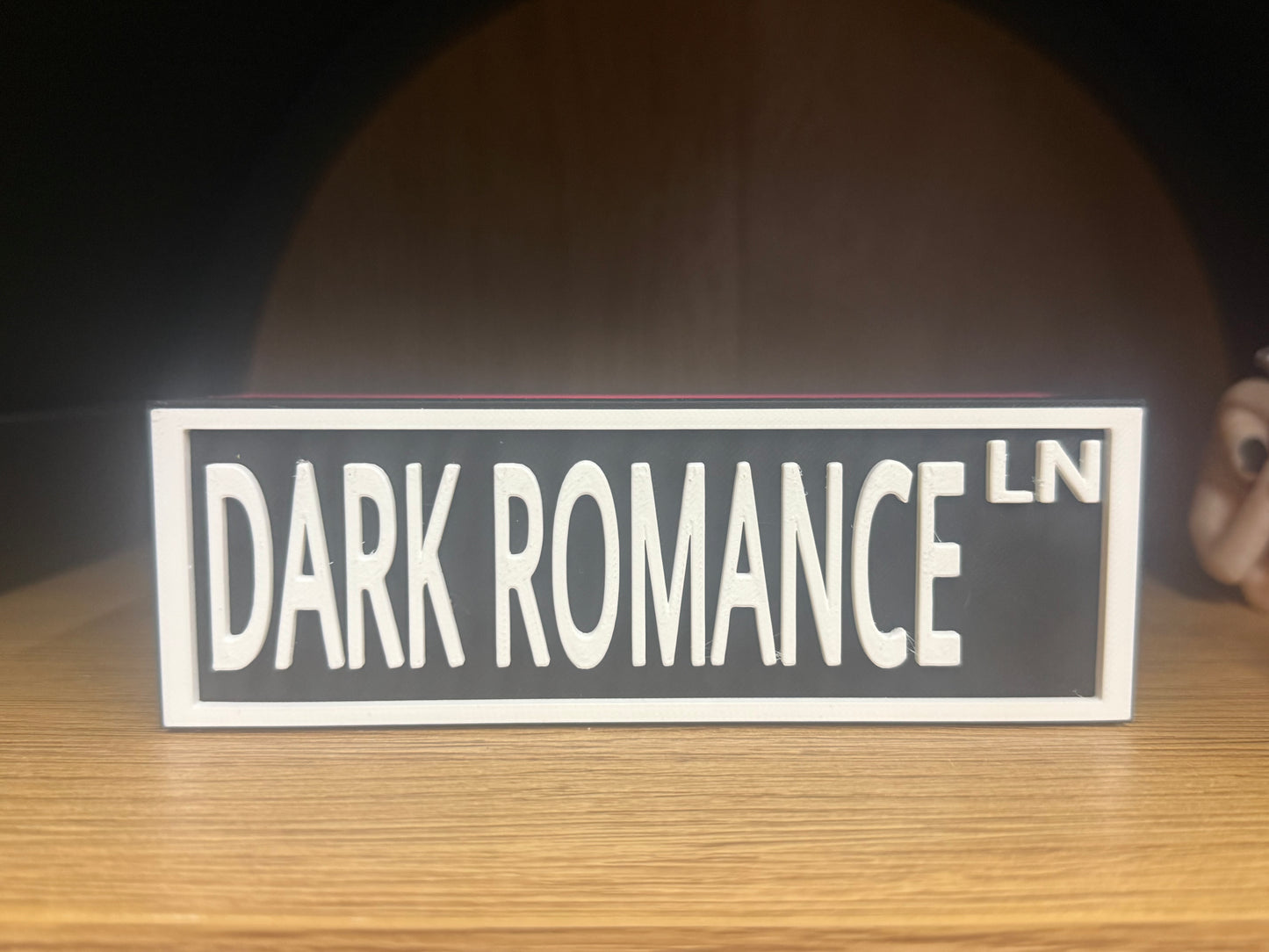 Plot Twist Prints: Dark Romance Sign