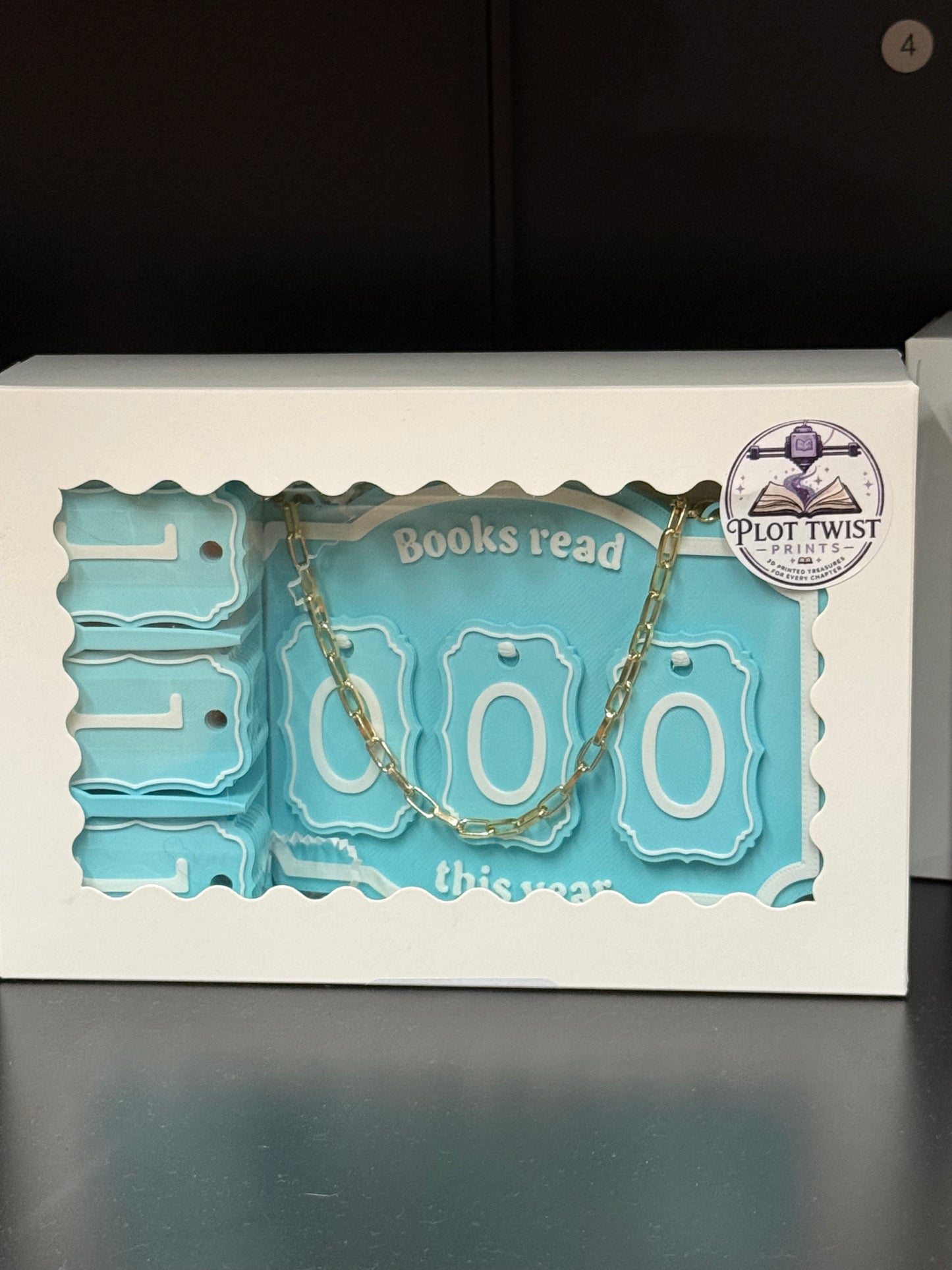 Plot Twist Prints: Book Counter