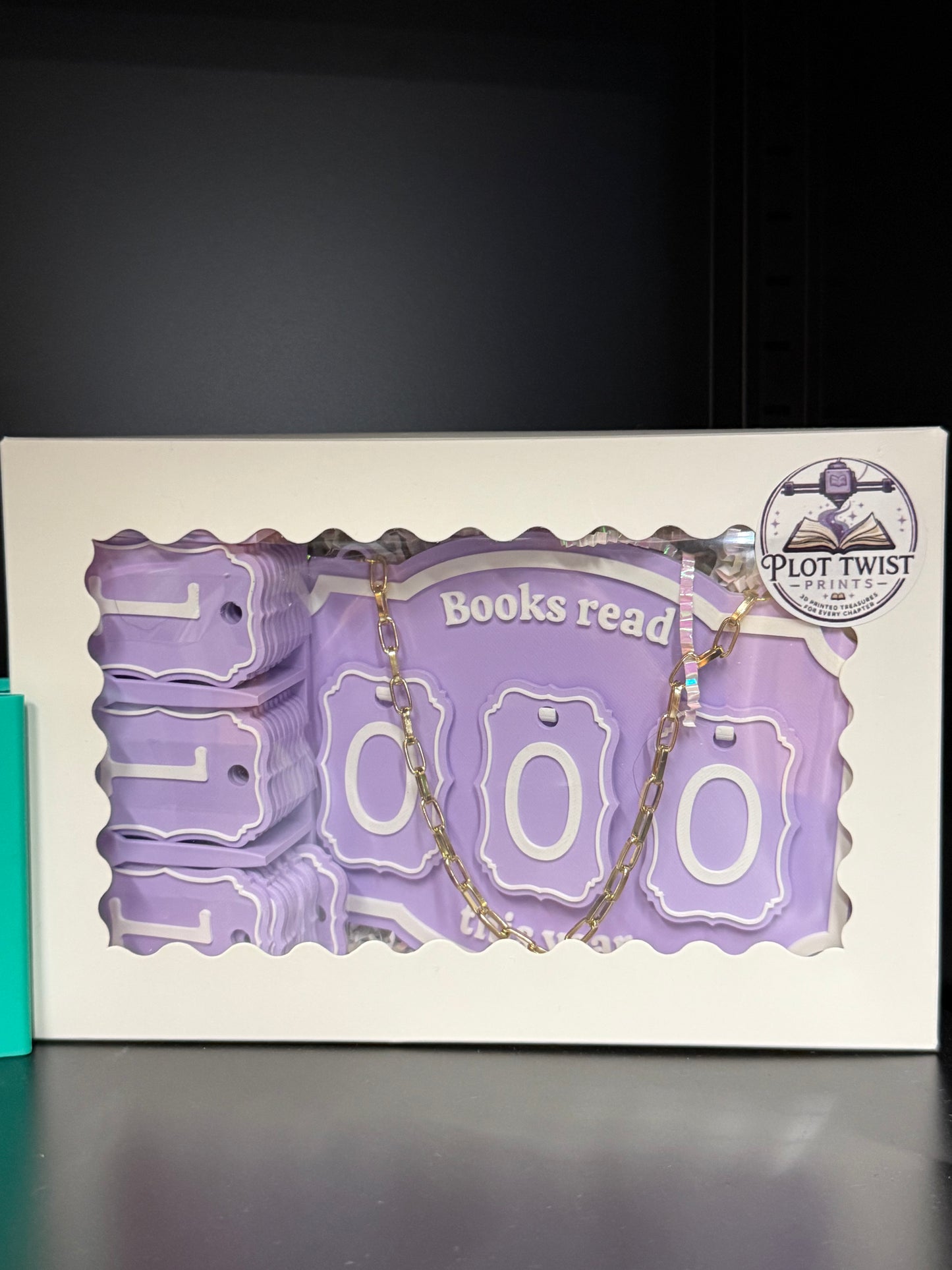 Plot Twist Prints: Book Counter
