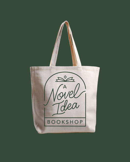 A Novel Idea Bookshop Logo Book Tote