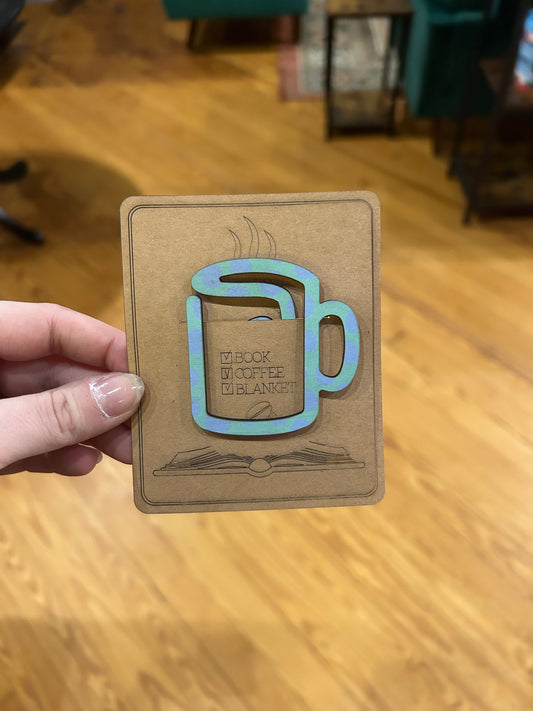 Red Brick Laser Co: Coffee Bookmark