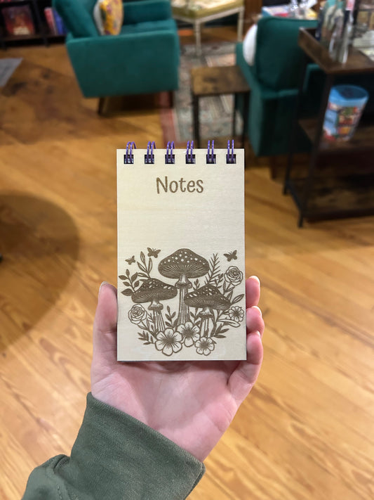 Red Brick Laser Co: Mushroom Notepad