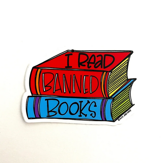 I read banned books sticker