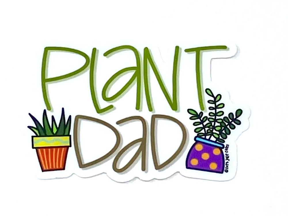 Plant Dad Sticker