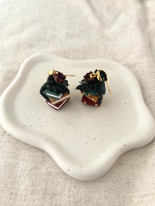 Fantasy Books Earrings