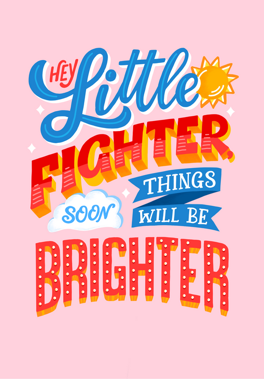 Hey Little Fighter Card