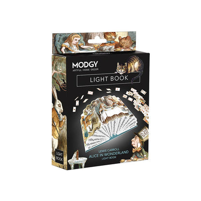 Modgy Light Book - Lewis Carroll Alice in Wonderland