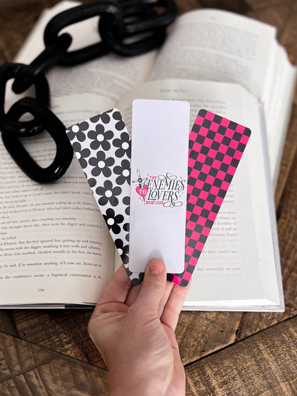 Enemies to Lovers Bookmark Set: Glossy - Laminated / Checker