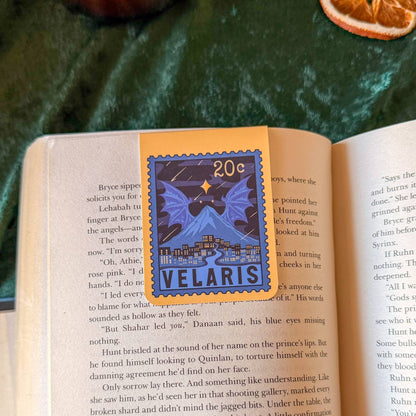 Maasverse Stamp Magnetic Bookmark Gift For Book Lover ACOTAR: Velaris