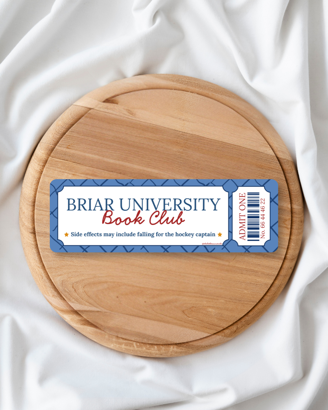 Briar University Book Club Bookmark