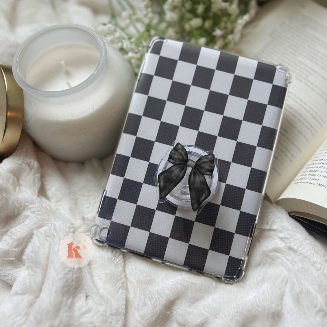 Black bow coquette kindle grip | kindle accessories | books: Regular Grip