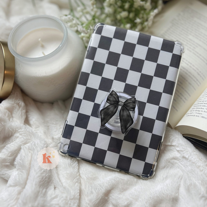Black bow coquette kindle grip | kindle accessories | books: Regular Grip