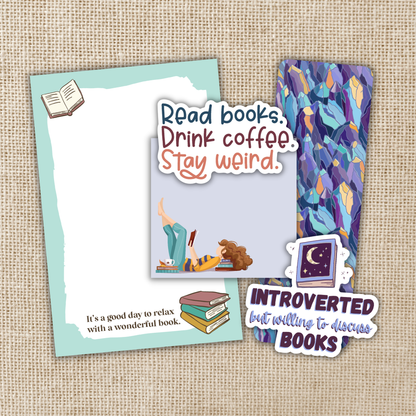 Book Lover Boxed Stationery Gift Set