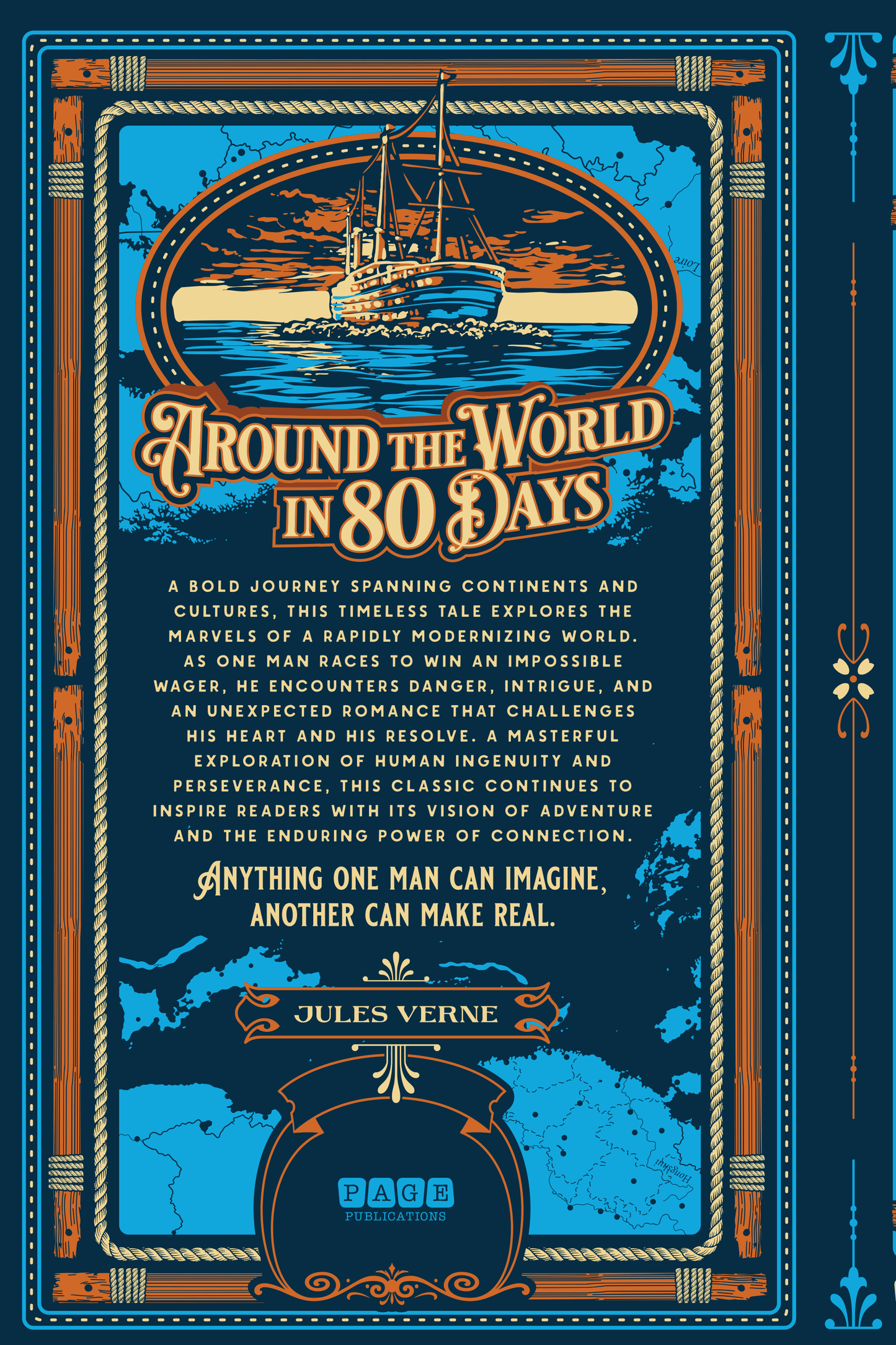 Around the World in Eighty Days (Deluxe Hardcover Edition)