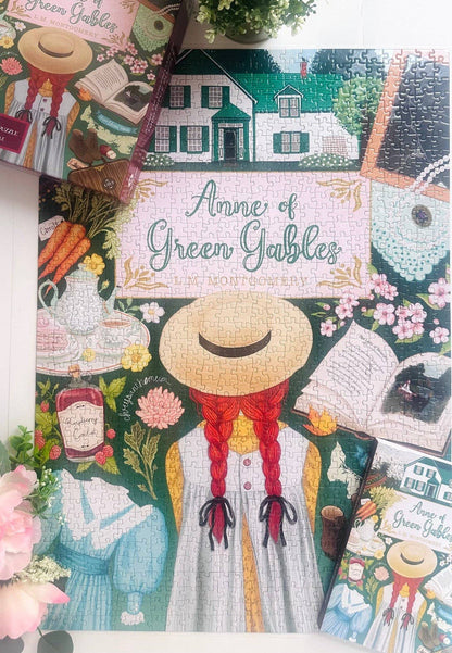 NEW! ANNE OF GREEN GABLES - 500 PIECE PUZZLE BOOK SET