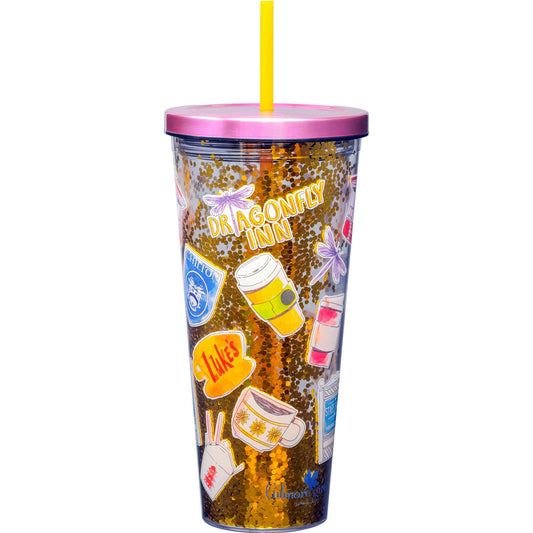 Gilmore Girls 32oz Glitter Cup