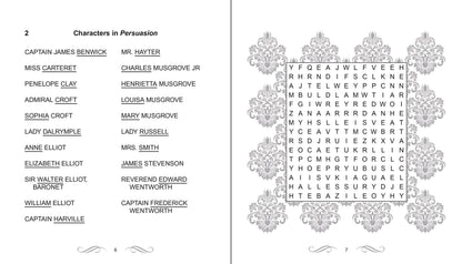 Jane Austen Wordsearch