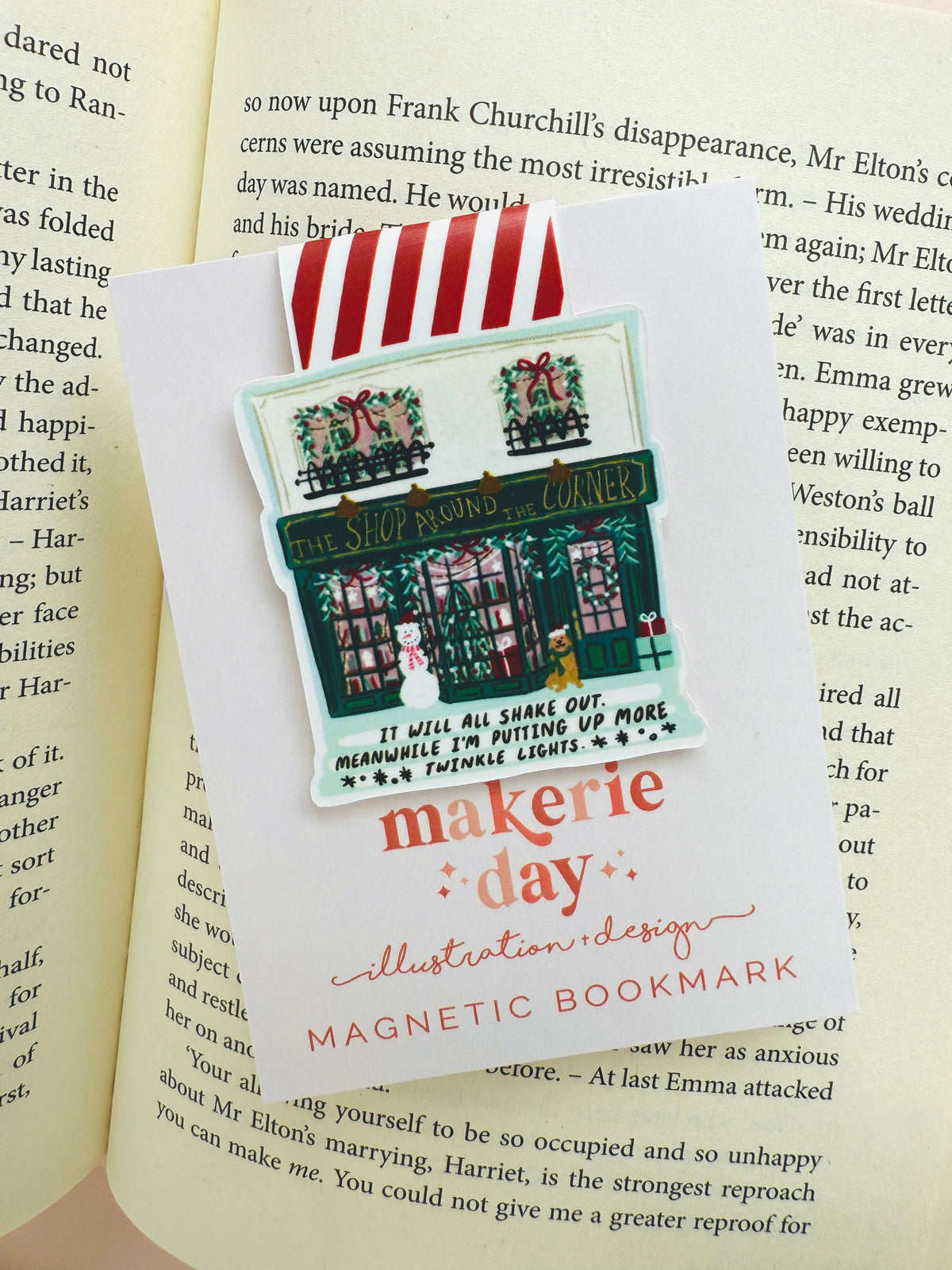 Christmas Shop Around the Corner Bookmark