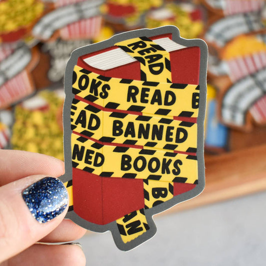 Read Banned Books Sticker | Bookish Vinyl Sticker