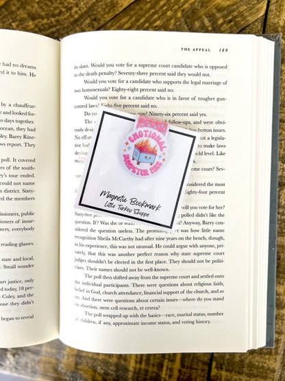 Emotional Dumpster Fire Magnetic Bookmark